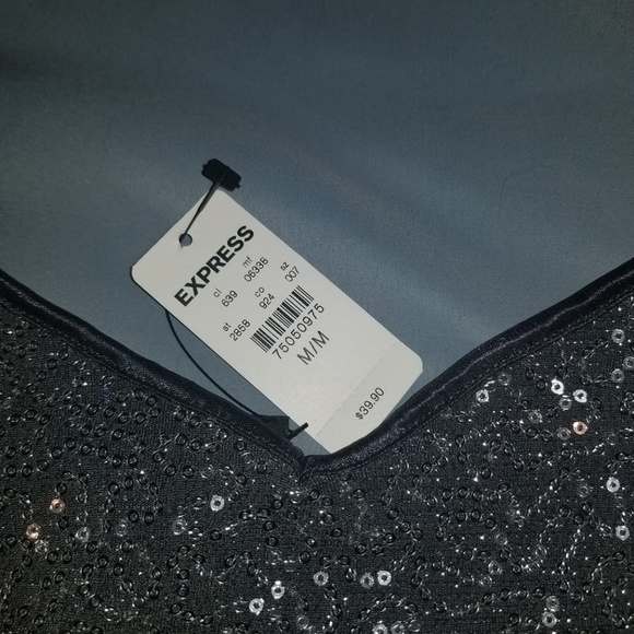 NWT Express Sequin Cami Tank, Med - Picture 2 of 2